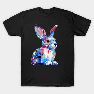 Rabbit Bunny Animal Freedom World Wildlife Wonder Abstract T-Shirt